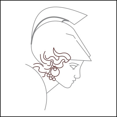 0640-Human With Helmet And Earrings