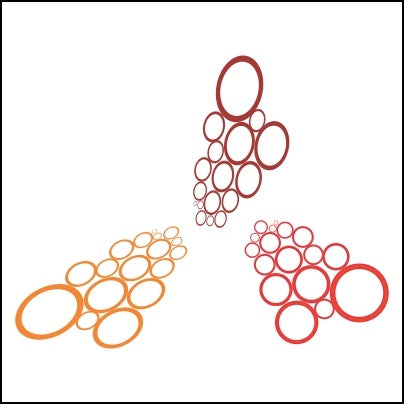 0653-Triple Patterned Circles