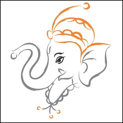 0690-Mature Female Elephant Cartoon