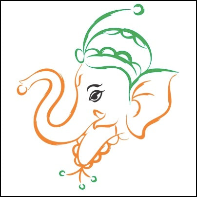 0690-Mature Female Elephant Cartoon