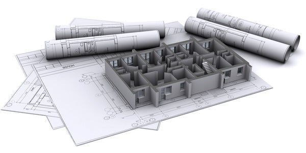 Architectural Blueprint and Model