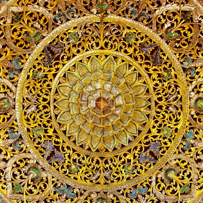 Golden Mandala Intricacy