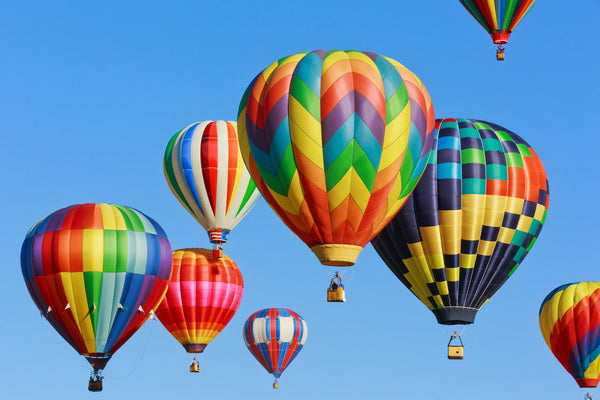 Vibrant Hot Air Balloon Festival