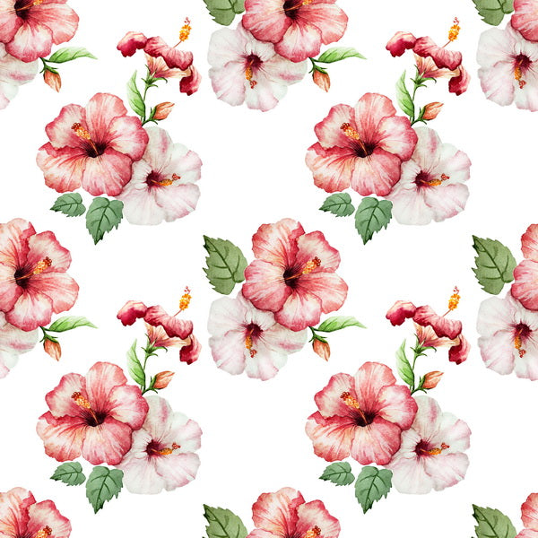 Tropical Hibiscus Pattern