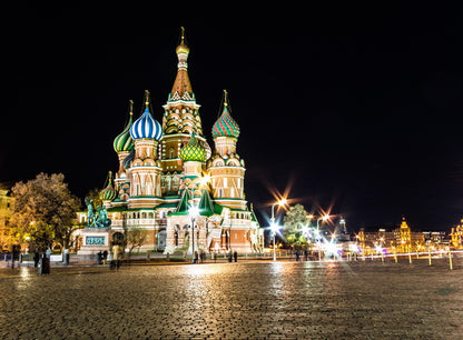 Night at Saint Basil's Cathedral