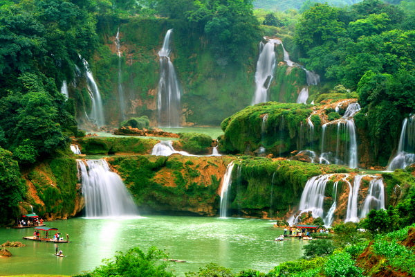 Majestic Waterfalls of Ban Gioc