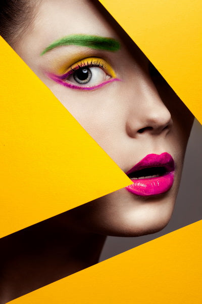 Pop Art Beauty: Bold and Geometric