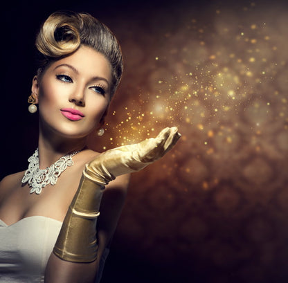 Golden Elegance: A Touch of Glamour