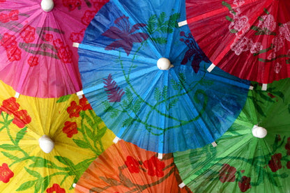 Colorful Cocktail Umbrellas