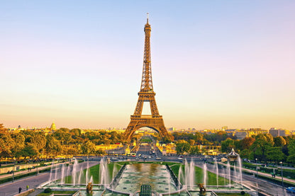 Sunset at the Eiffel Tower