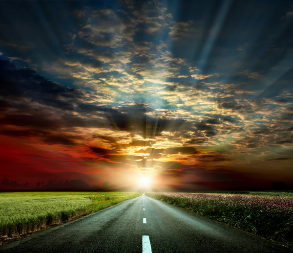 Road Leading to Glorious Sunrise