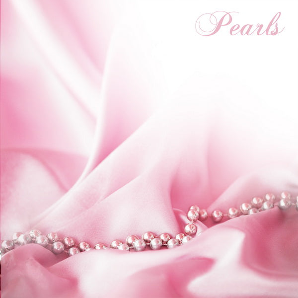 Elegant Pearls on Pink Satin