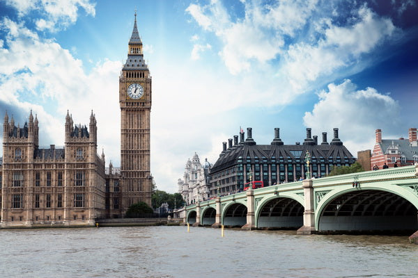 Iconic View of Big Ben and Westminster Bridge