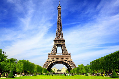 Eiffel Tower on a Bright Summer Day