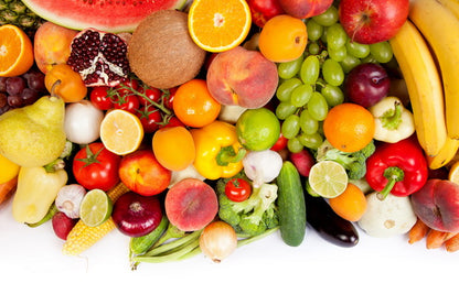 Vibrant Assortment of Fresh Fruits and Vegetables