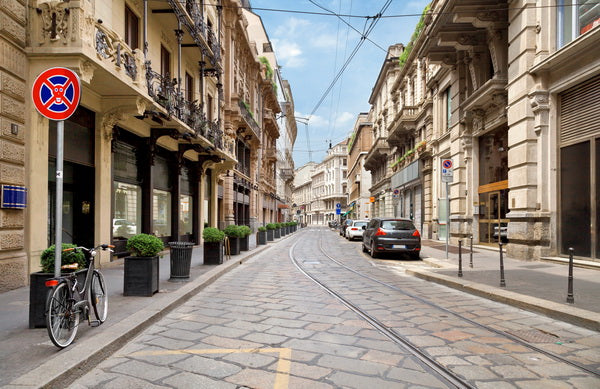 Charming European Street with Historic Architecture