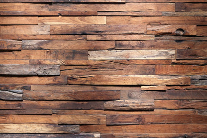 Rustic Wooden Plank Wall Texture