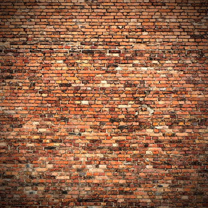 Aged Red Brick Wall Texture