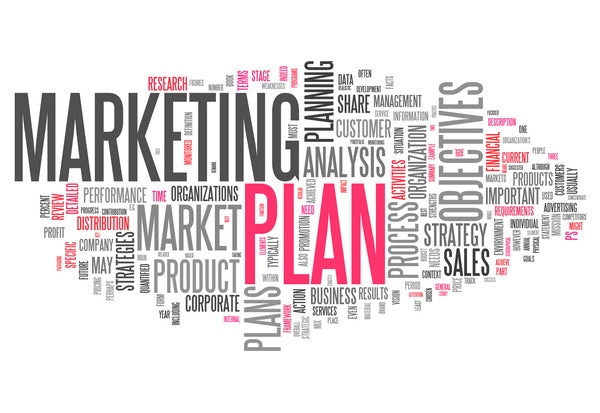 Marketing Plan Word Cloud Concept