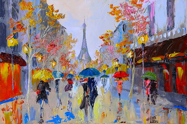 Rainy Parisian Stroll